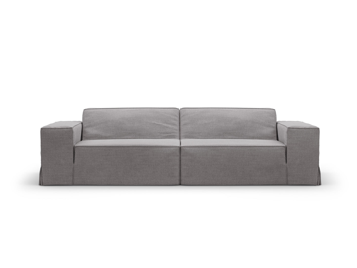 Sofa Cover Strukturstoff Beige Jodie — Warm grey
