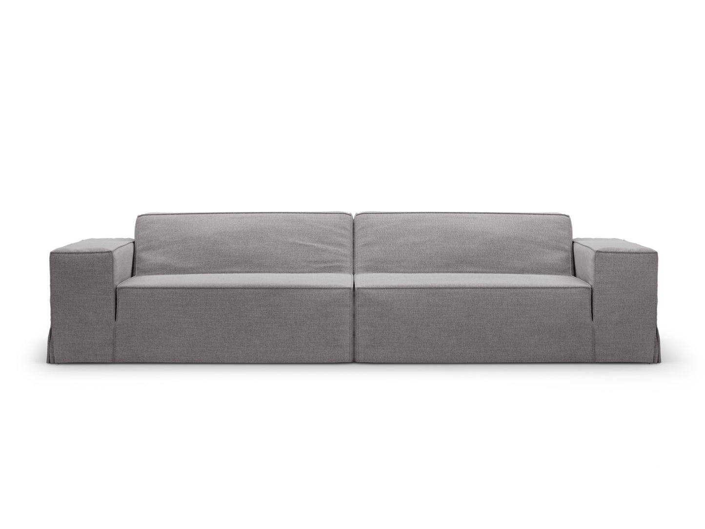 Sofa Cover Strukturstoff Beige Jodie — Warm grey