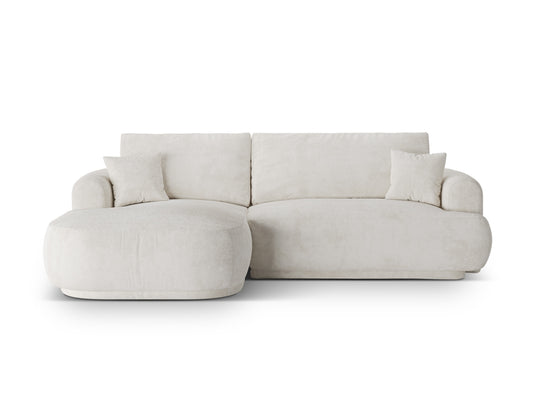 Ecksofa Bouclé Hellbeige Ella — Light Beige