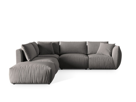 Chris Modular Corner Sofa, 4 Seats, 295x290 cm — Grey / Left