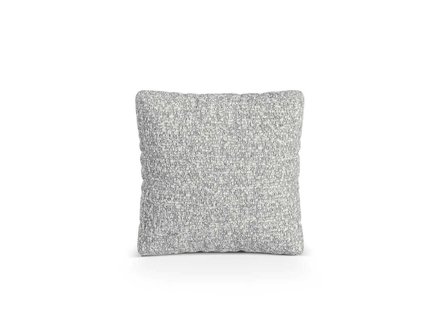 Kissen Bouclé Anthrazit Martina — Silver
