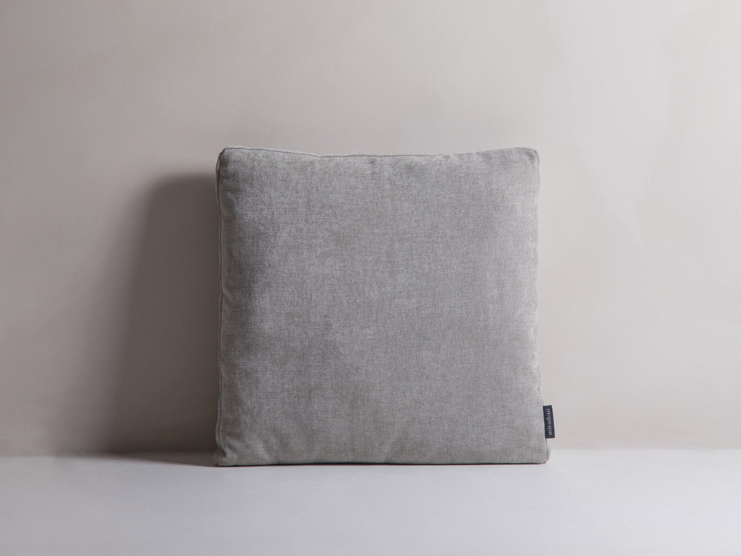 Kissen Strukturstoff Blue Jeans Mono — Light Grey