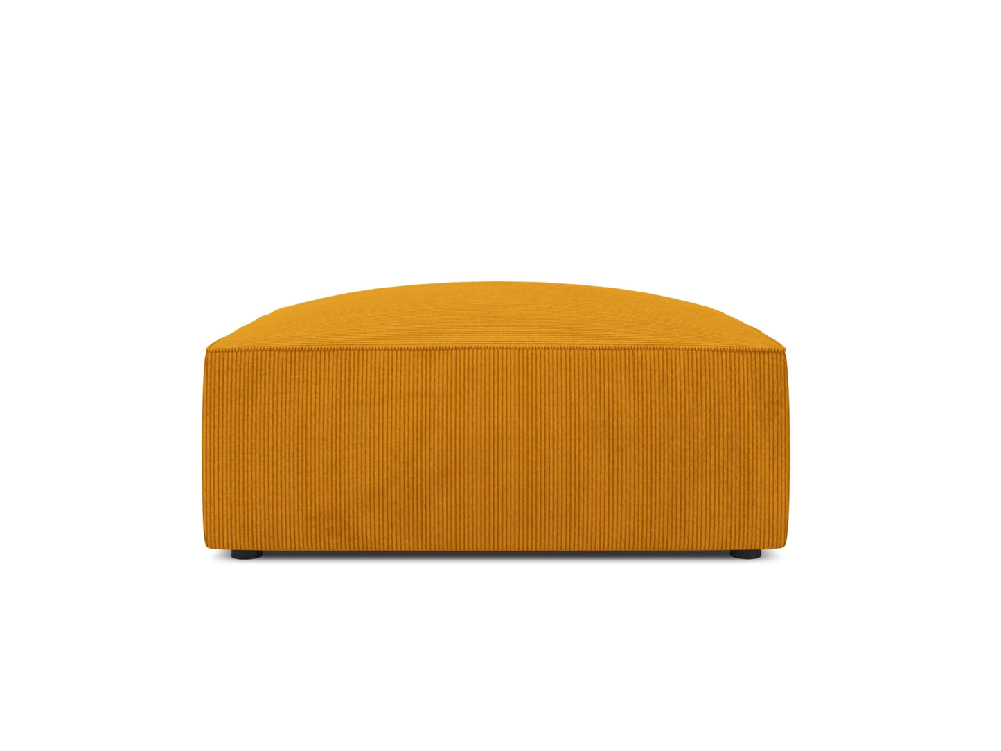 Pouf Cord Schwarz Ruby — Light Grey