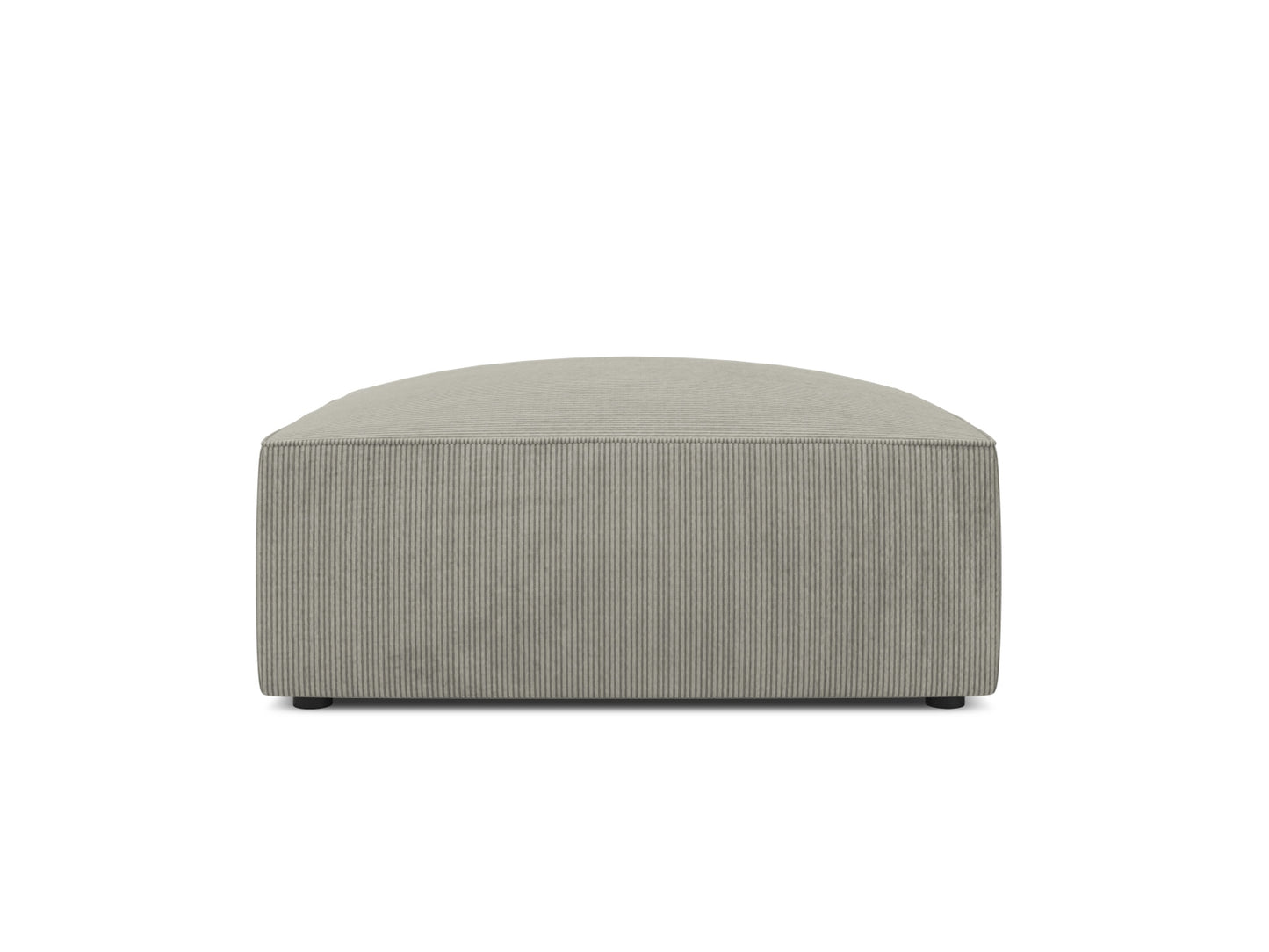 Ruby Pouf, 93x93 cm — Light Grey
