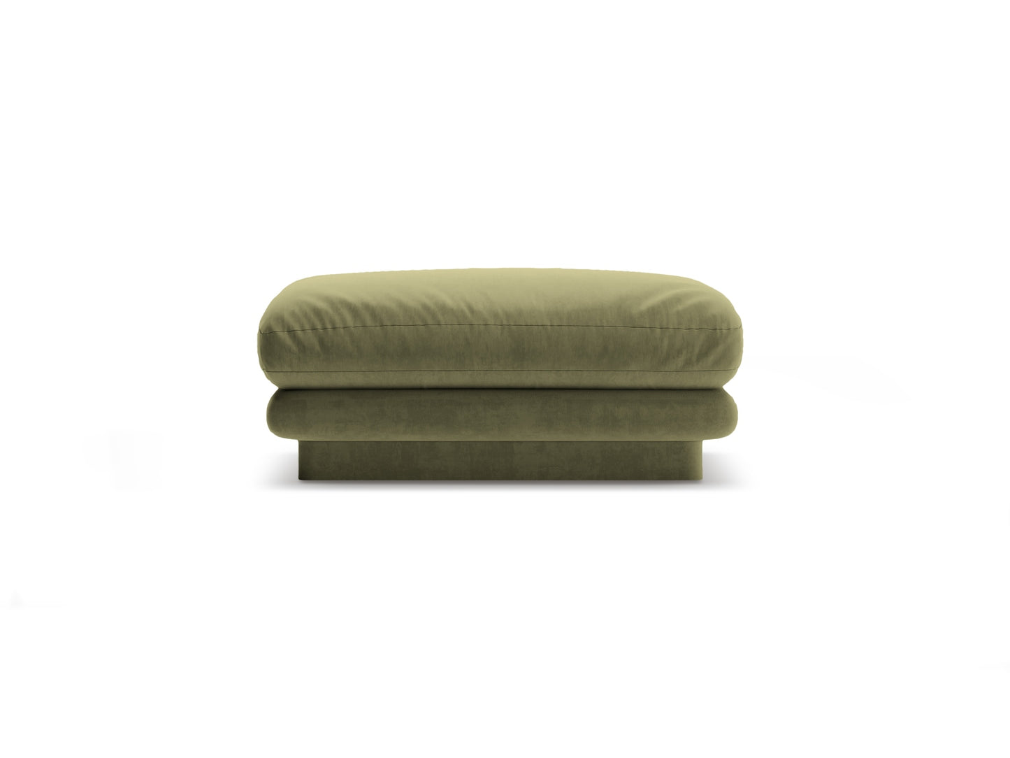 Torino Pouf, 80x80 cm — Light Green