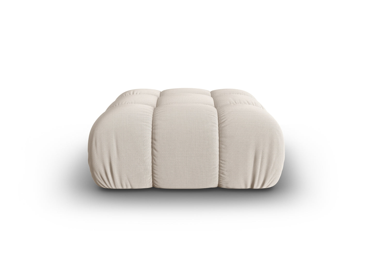 Bellis Pouf, 94x94 cm — Light Beige