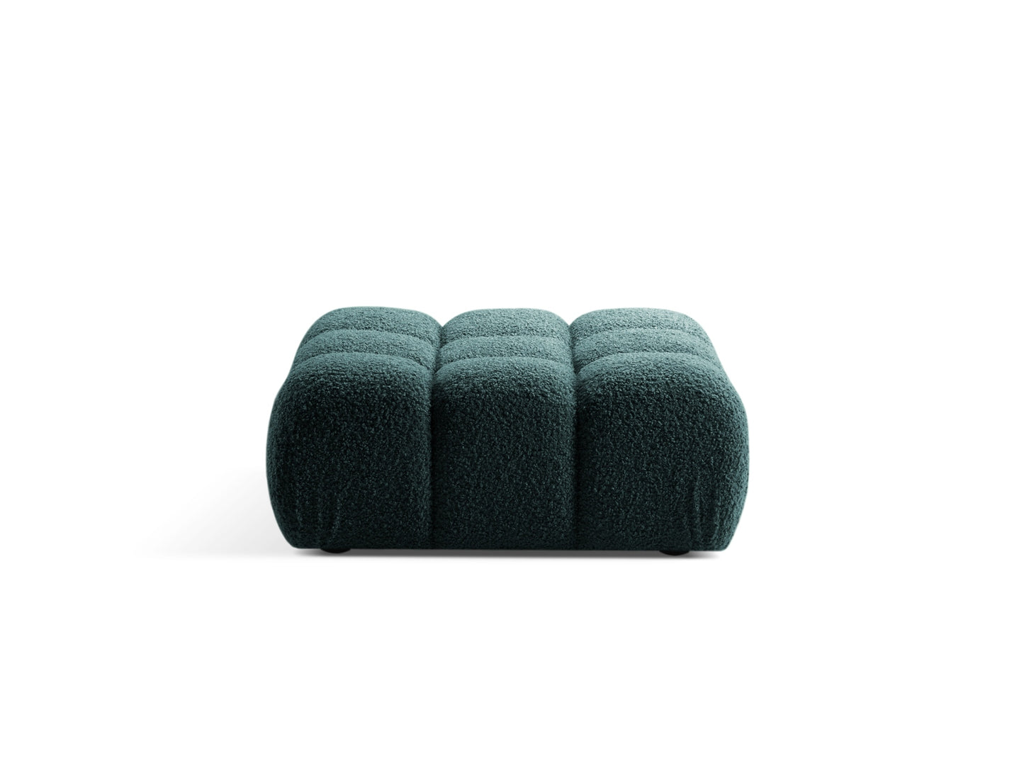 Bellis Pouf, 94x94 cm — Petrol