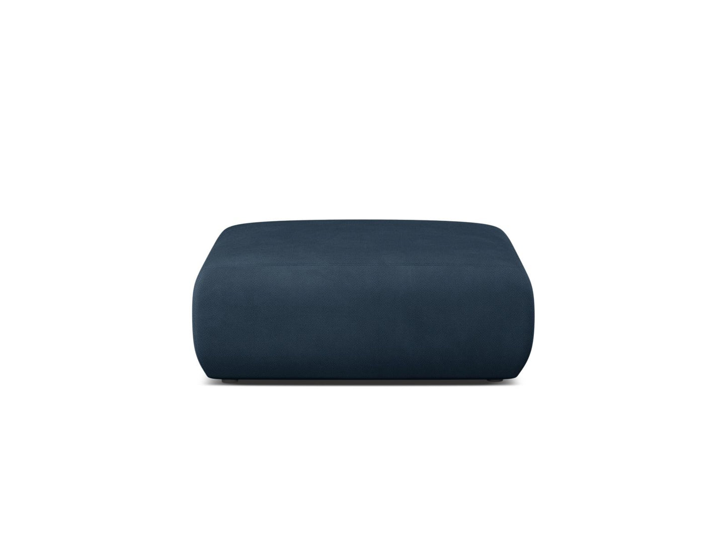 Pouf Chenille Beige Molino — Royal Blue