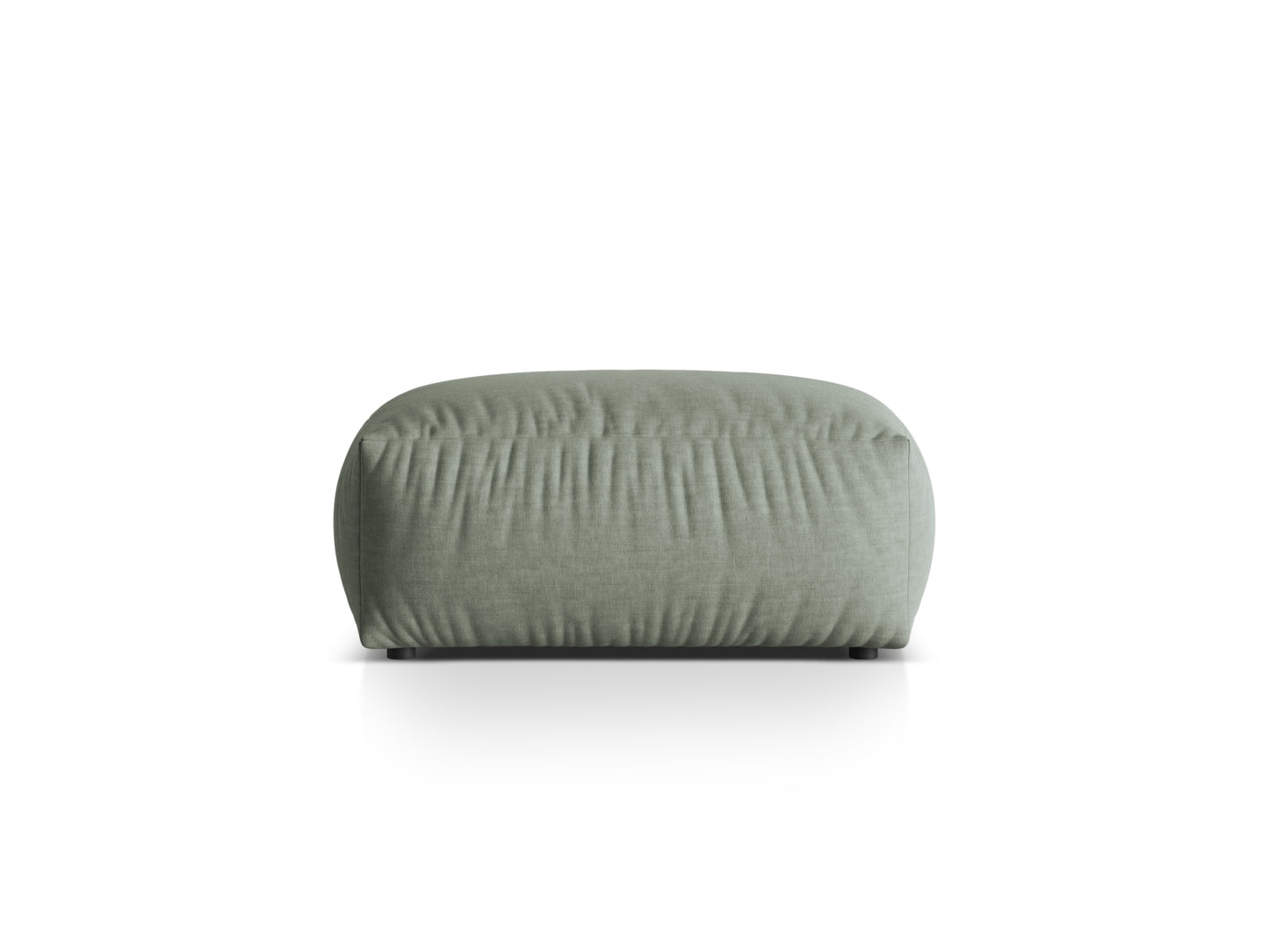 Martina Large pouf, 108x108 cm — Moss Green
