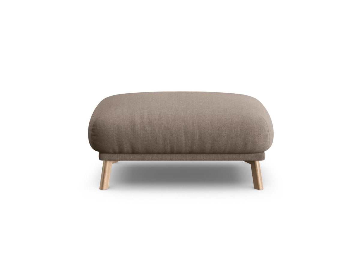 Naomi Pouf, 100x70 cm — Cappuccino