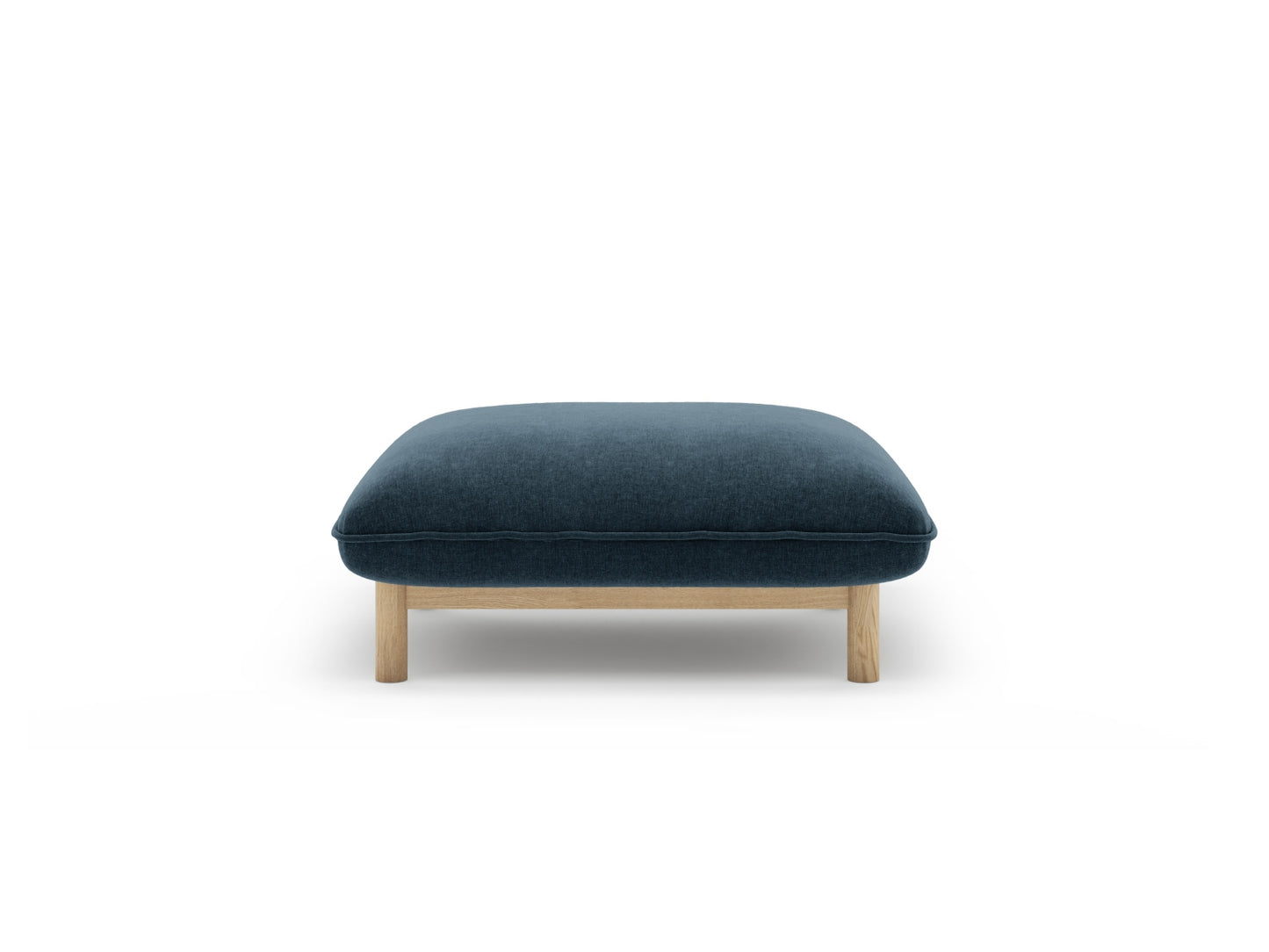 Ada Pouf, 80x65 cm — Navy Blue