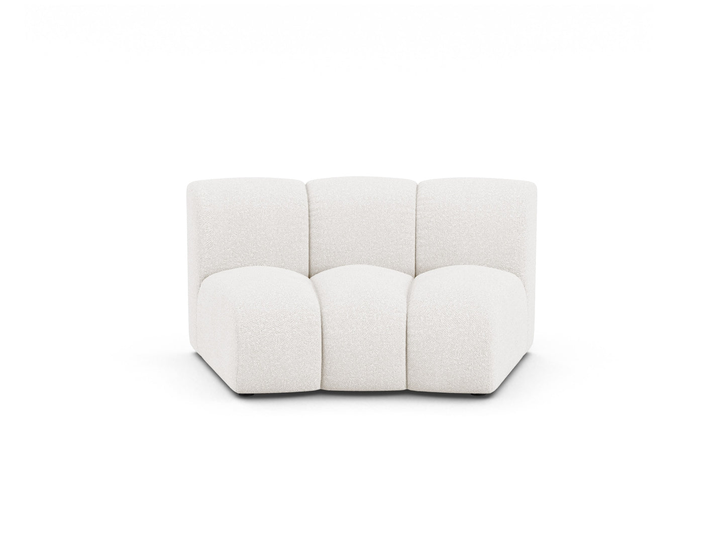 Sofamodul Bouclé Beige Lupine — White