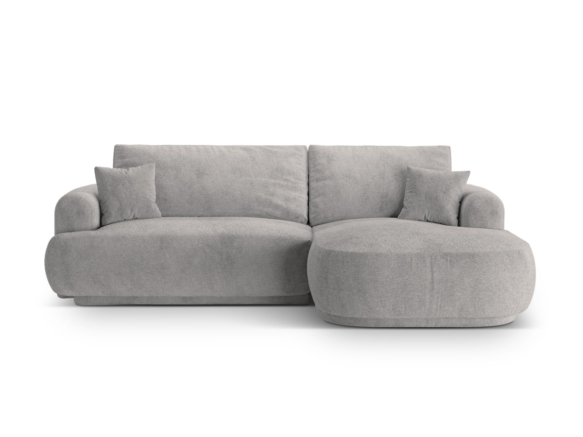 Ella Modular Corner Sofa With Bed Function And Box, 5 Seats, 271x174 cm — Warm grey / Right
