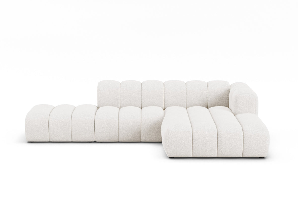 Lupine Modular Open Corner Sofa, 5 Seats, 299x177 cm — White / Right