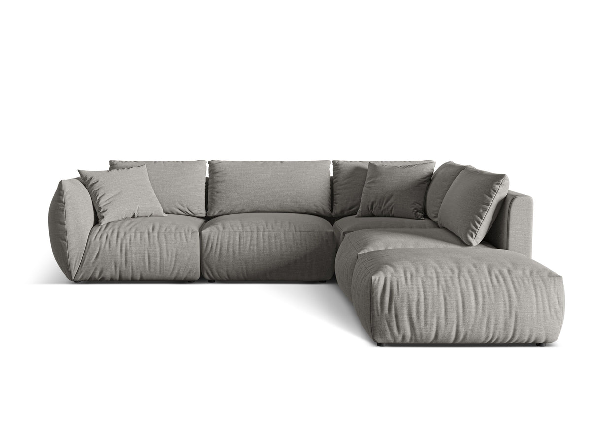Chris Modular Corner Sofa, 4 Seats, 295x290 cm — Warm grey / Right