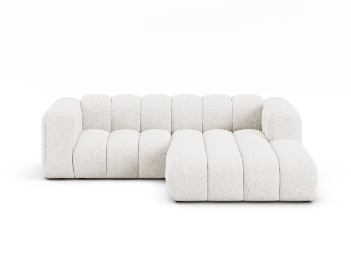 Lupine Modular Corner Sofa, 3 Seats, 230x177 cm — White / Right