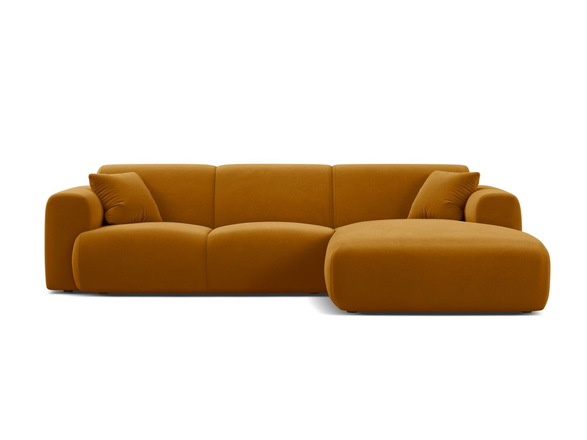 Molino Corner Sofa, 4 Seats, 255x170 cm — Yellow / Right