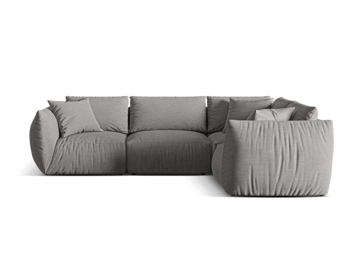 Chris Corner Sofa, 4 Seats, 295x210 cm — Warm grey / Right