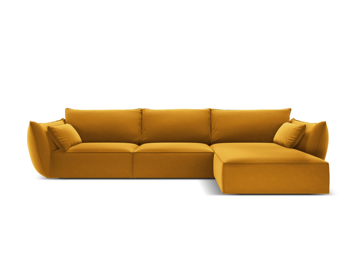 Kaelle Corner Sofa, 4 Seats, 308x171 cm — Yellow / Right