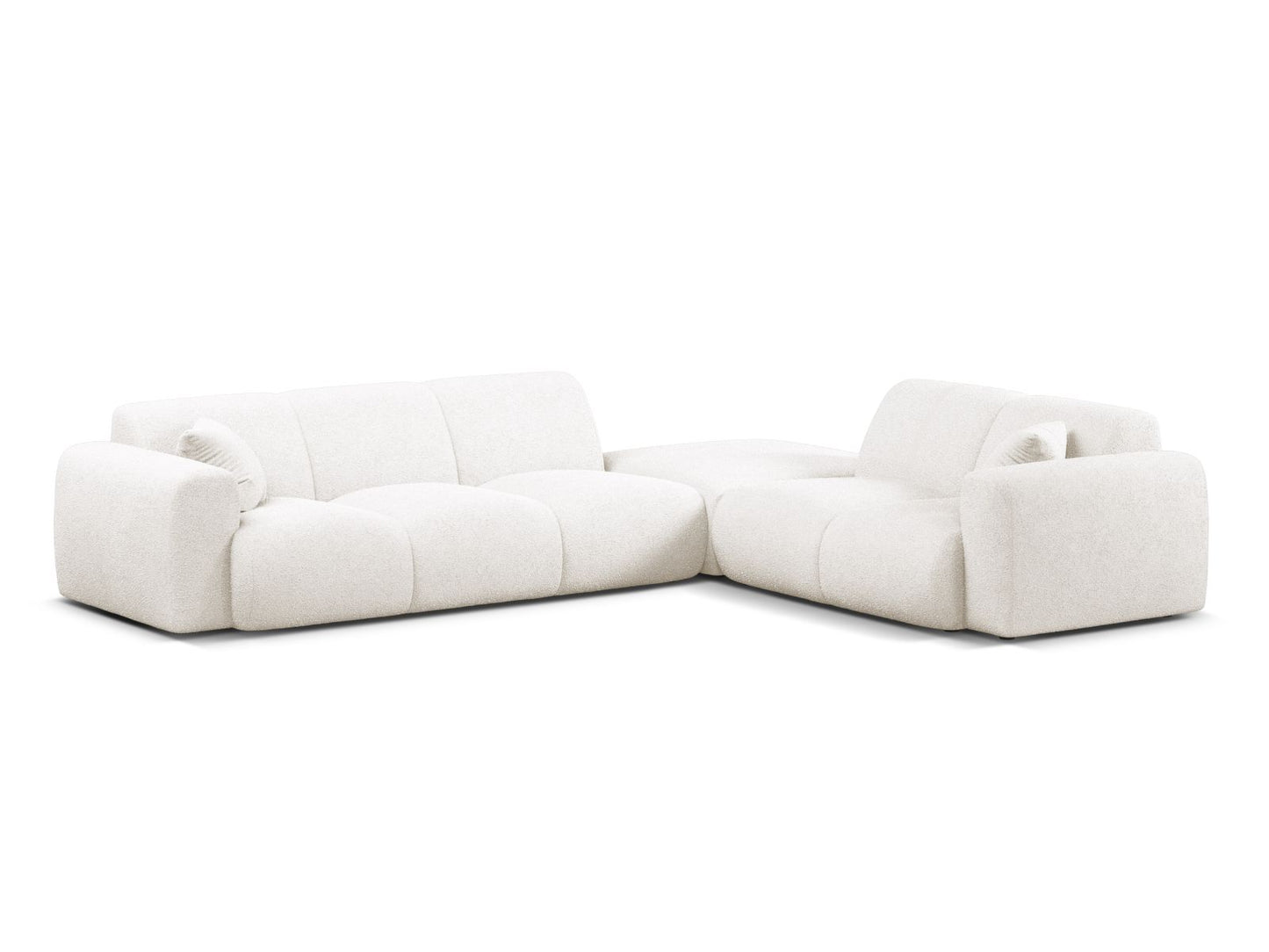 Molino Corner Sofa, 6 Seats, 315x250 cm — White / Right