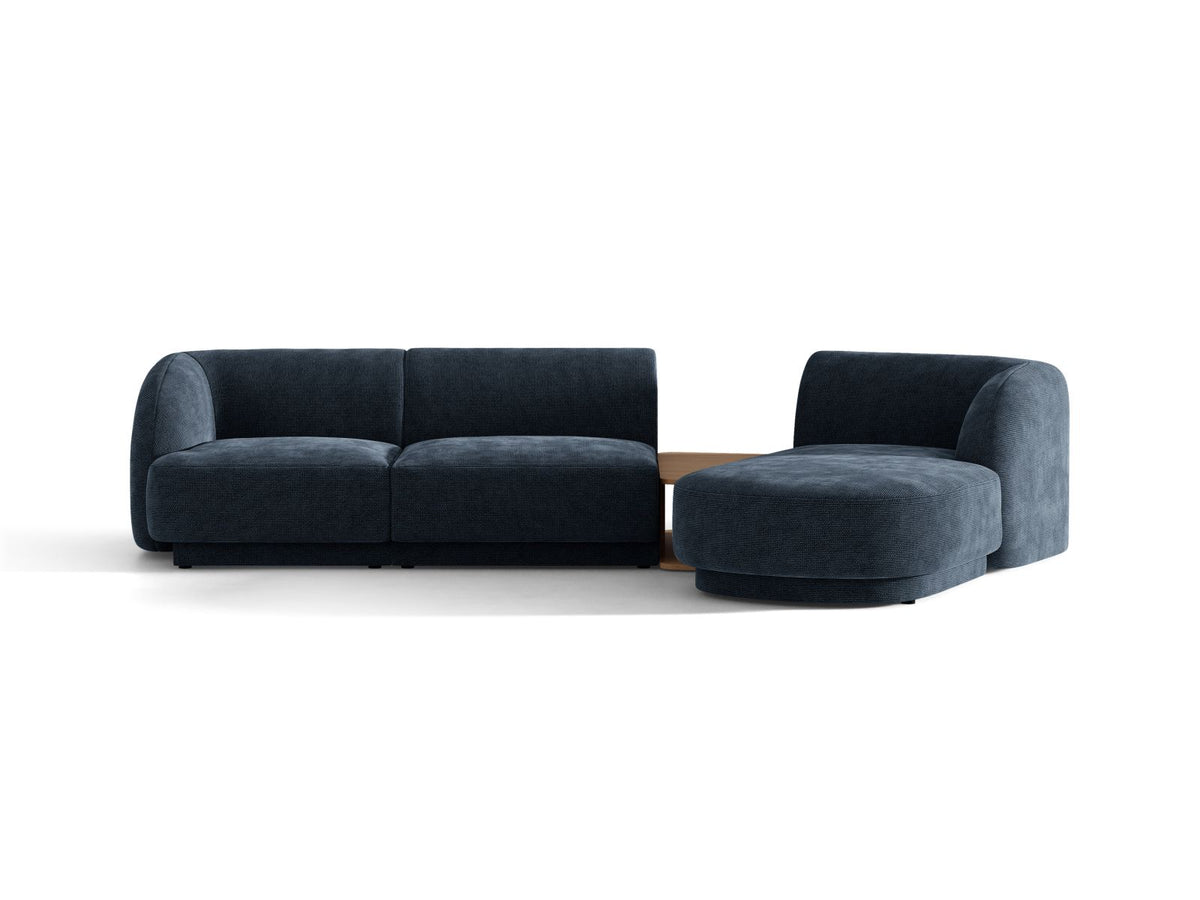 Miley Modular Sofa, 3 Seats, 303x178 cm — Royal Blue / Right