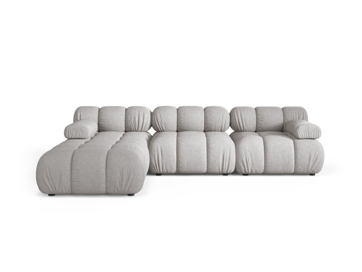 Bellis Modular Sofa, 4 Seats, 282x188 cm — Light Grey