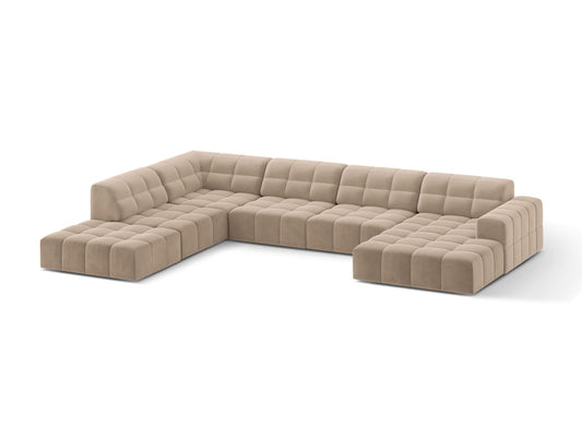 Jennifer Panoramic Corner Sofa, 7 Seats, 375x263 cm