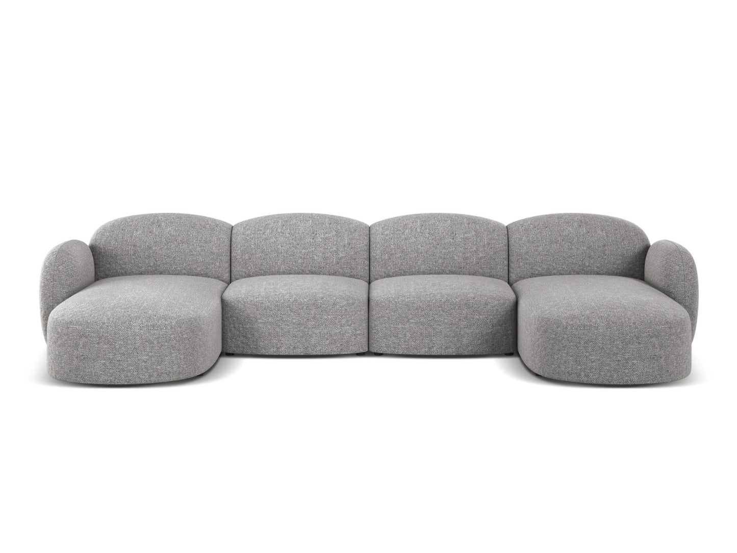 Blair Panoramic Sofa, 6 Seats, 354x167 cm — Light Grey