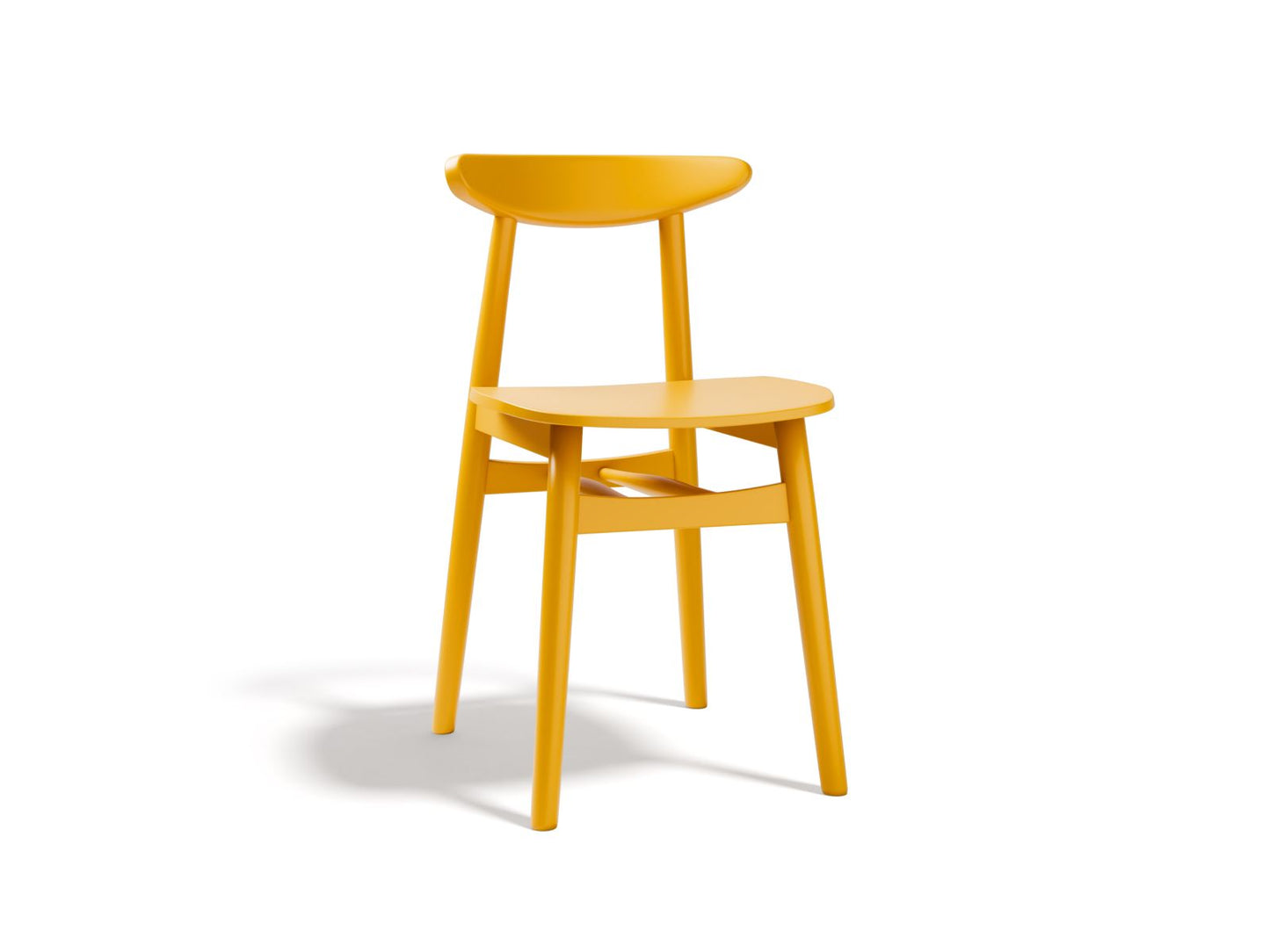 Elie Set Of 2 Chairs, 47x42 cm — Yellow
