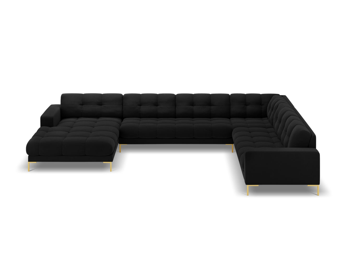 Bali Panoramic Corner Sofa (7 Seats, 327x256x75) - Velvet - Gallery image 8