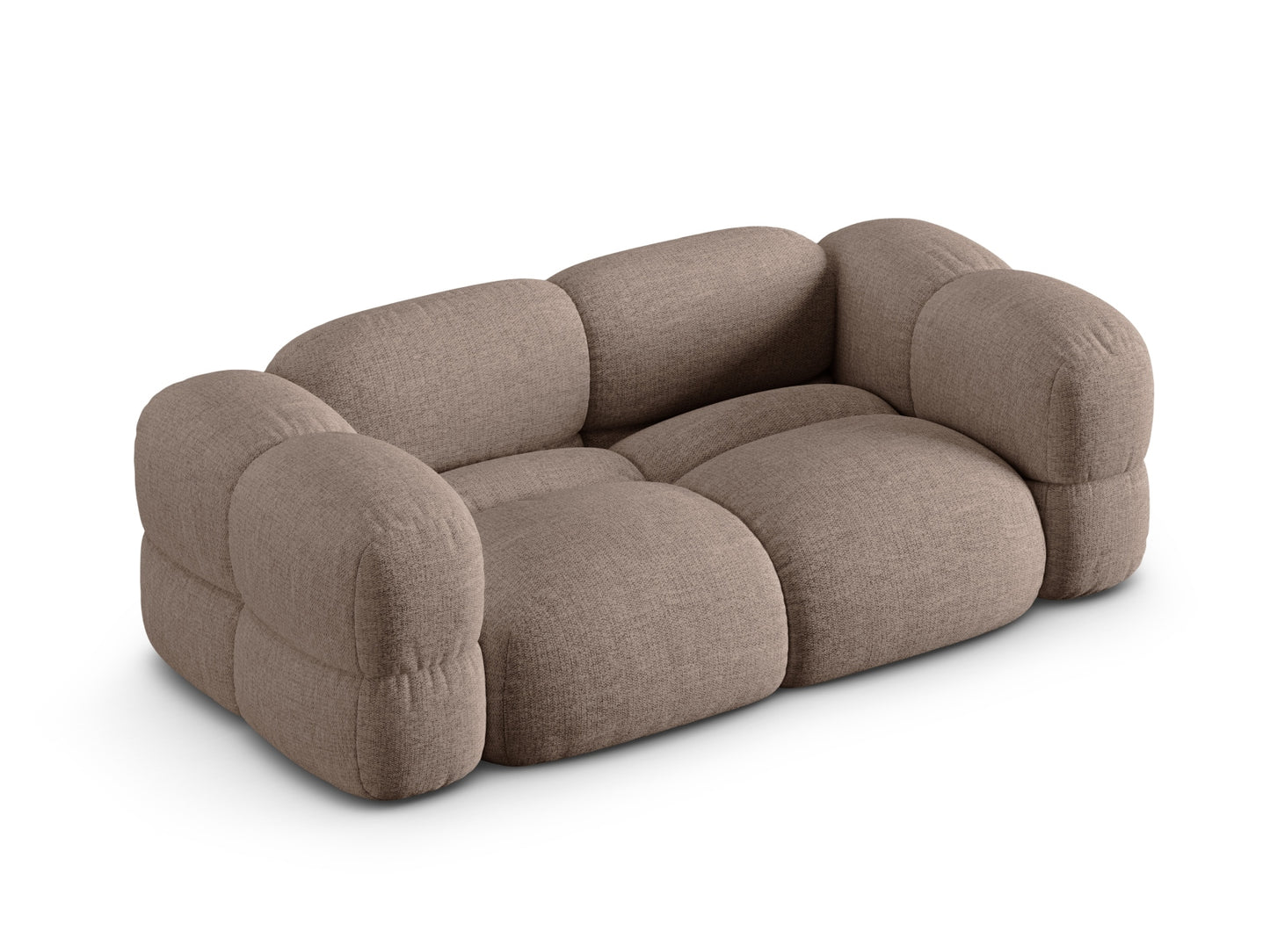 Loretto 3-Seater Sofa (3 Seats, 100x210x68) - Sorella Structured Fabric - Gallery image 8