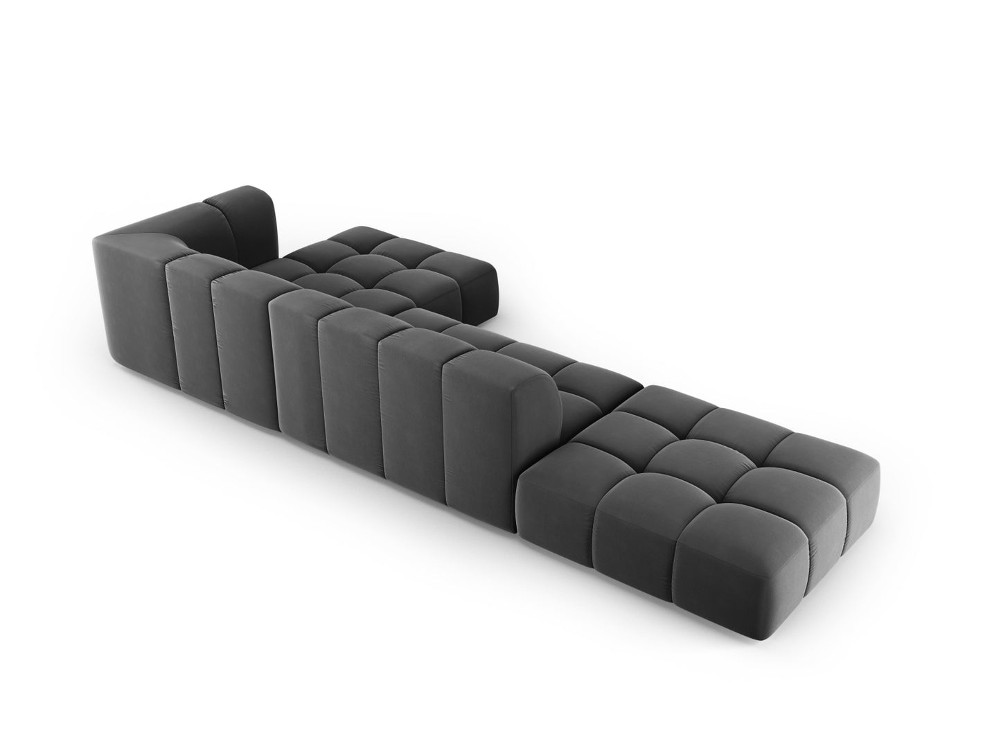 Moritz Corner Sofa - Left/Right (5 Seats, 323x160x70) - Bluvel Velvet - Gallery image 8