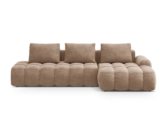 Linz Corner Sofa Bed with Storage - Vogue Velvet