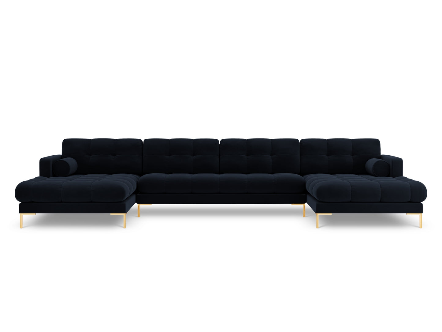 Bali Panoramic Sofa (7 Seats, 383x185x75) - Velvet - Gallery image 8