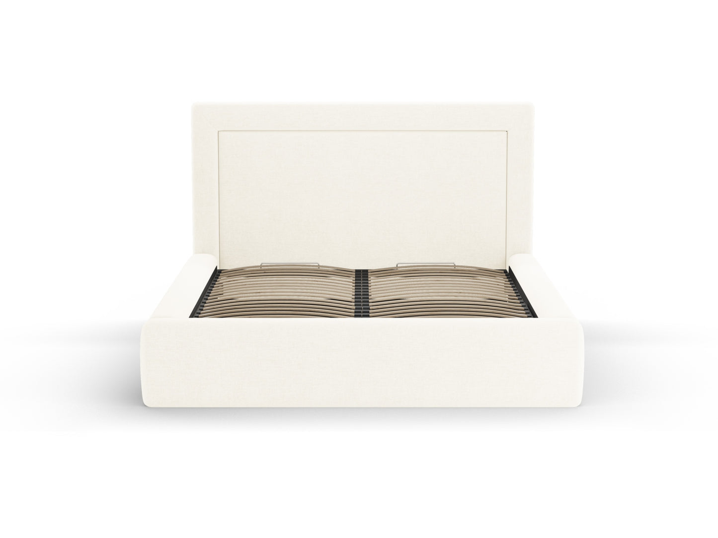 Kemer Storage Bed With Headboard - Wind Structured Fabric - Gallery image 8