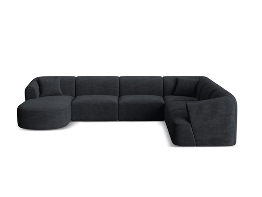 Campi Modular Panoramic Corner Sofa (7 Seats, 330x255x70) - Corduroy