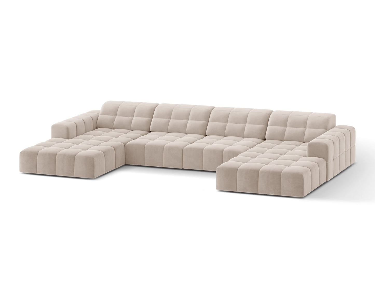 Chicago Panoramic Sofa (6 Seats, 375x167x78) - Venus Velvet - Gallery image 8