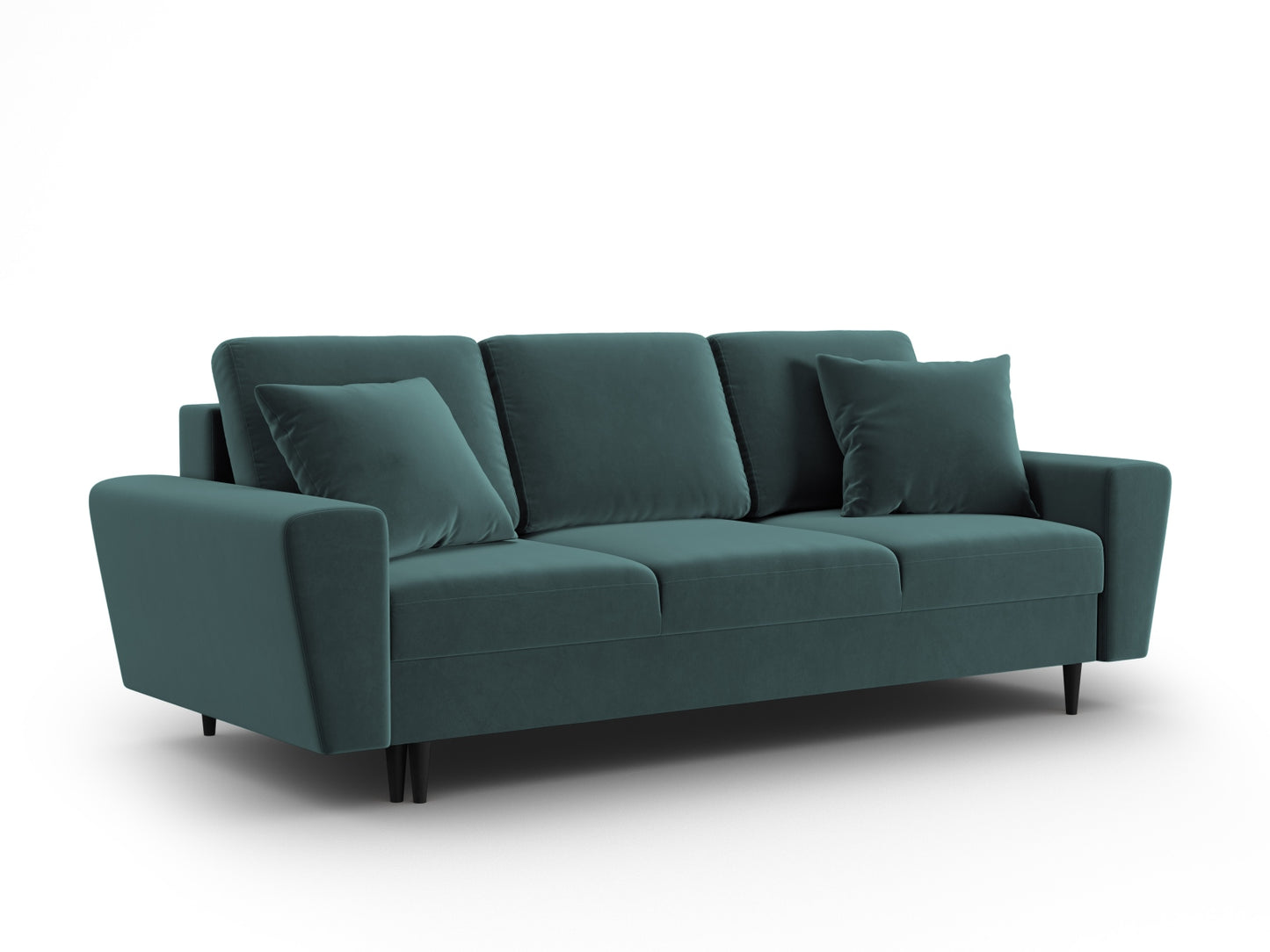 Kyoto Sofa With Bed Function And Box (3 Seats, 235x100x88) - Riviera Velvet - Gallery image 8