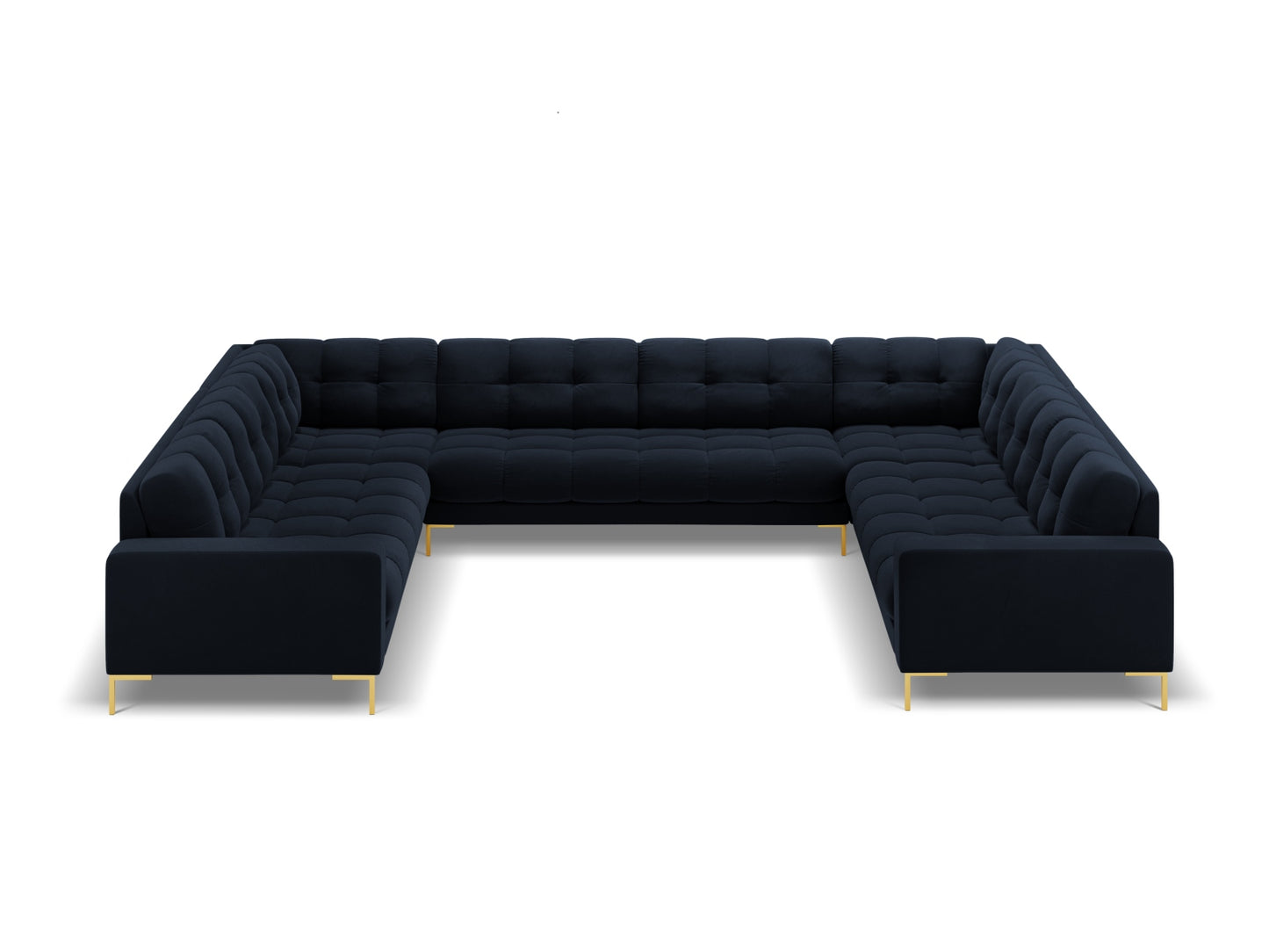 Bali Panoramic Sofa (9 Seats, 327x256x75) - Velvet - Gallery image 8