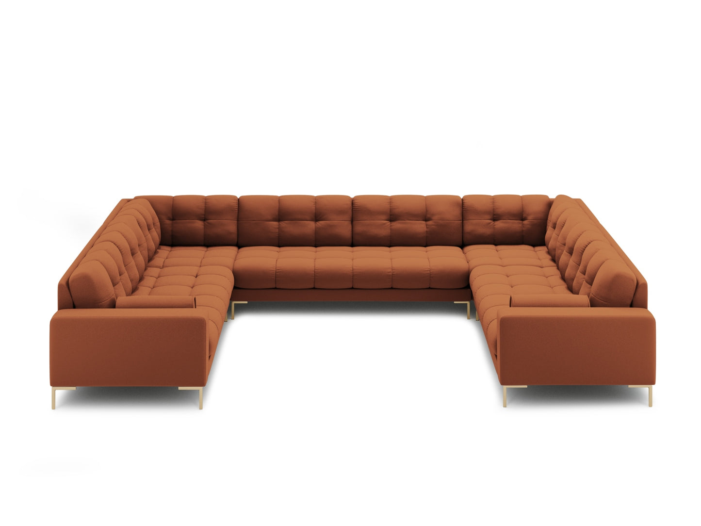 Bali Panoramic Sofa (9 Seats, 327x256x75) - Structured Fabric - Gallery image 8