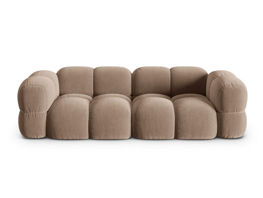 Loretto 4-Seater Sofa (4 Seats, 100x250x68) - Vogue Velvet