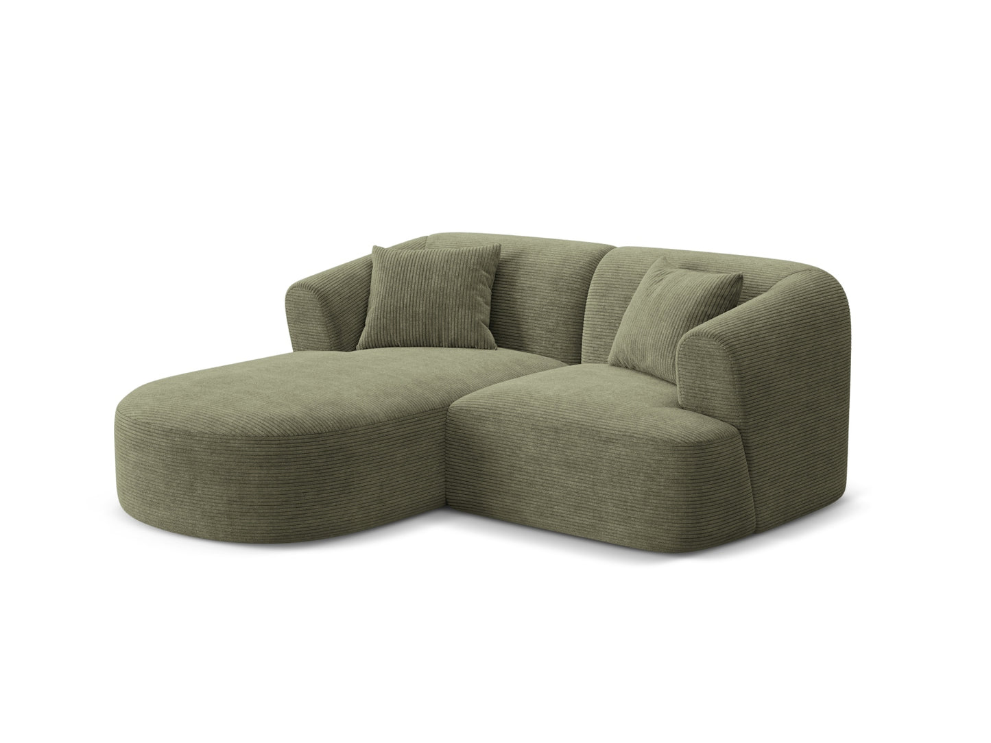 Campi Modular Corner Sofa (3 Seats, 180x156x70) - Corduroy - Gallery image 8