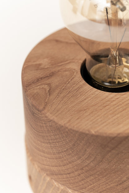 ALMUT 0239 Scandinavian Wood Table Lamp Swiss Pine