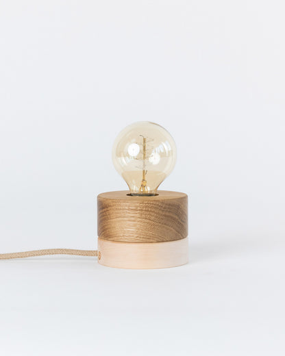 ALMUT 0239 Scandinavian Wood Table Lamp Swiss Pine