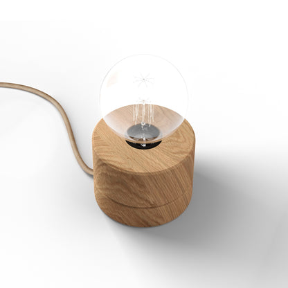 ALMUT 0239 Scandinavian Wood Table Lamp Swiss Pine