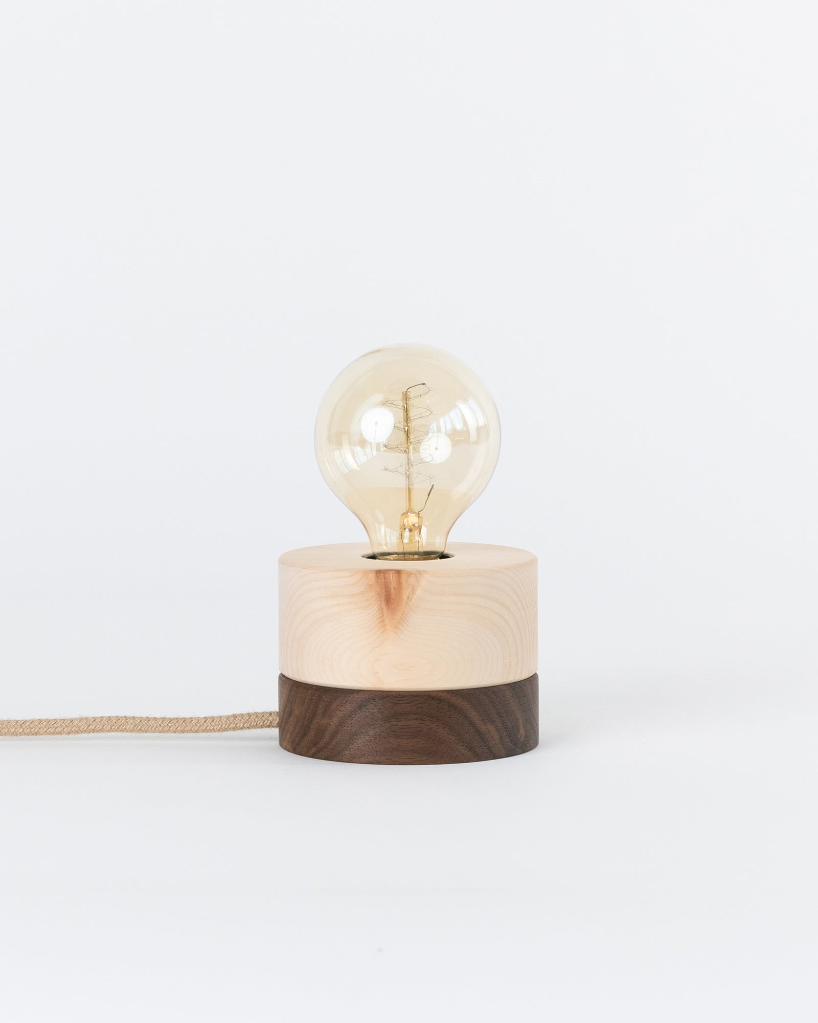 ALMUT 0239 Scandinavian Wood Table Lamp Oak