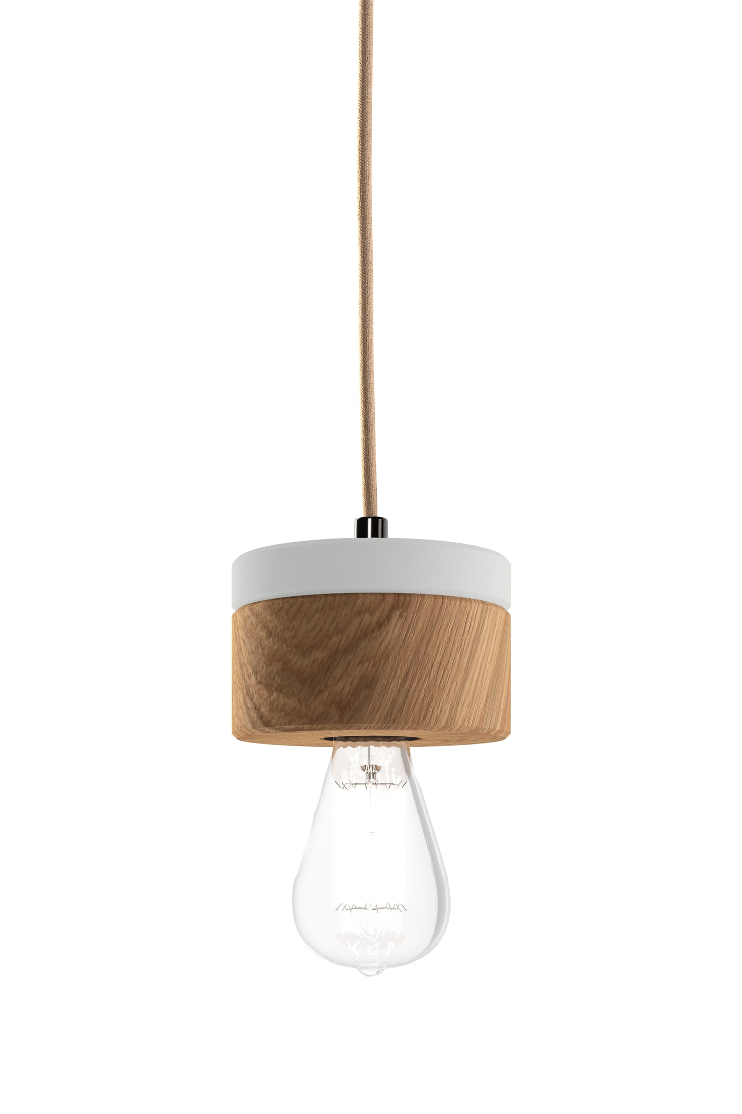ALMUT 0239 Scandinavian Wood Pendant Light Pine