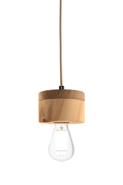 ALMUT 0239 Scandinavian Wood Pendant Light Pine