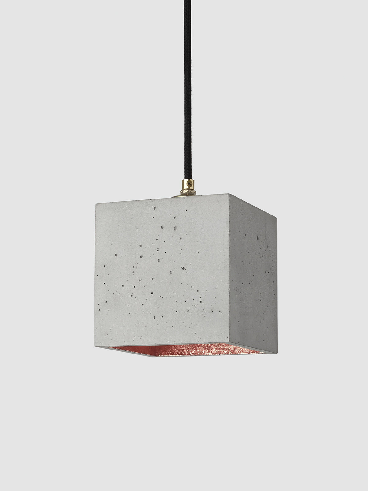 GANTlights B1 concrete pendant light with soft, wide light distribution