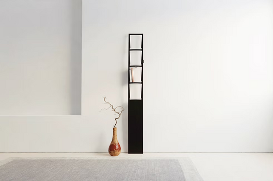 BREUER & BONO ADONIS AD-B Wall Bookshelf – Birch Black/White